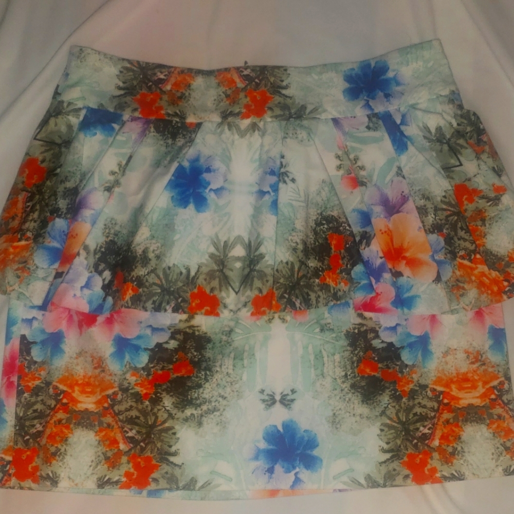 Zara Floral Woman Skirt